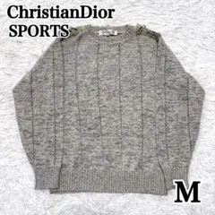 クリスチャンディオールスポーツ CD 長袖 ニット セーター グレー コード Mのサムネイル