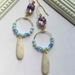 ♯v-6 スワロフスキーヴィンテージ アレキサンドライト