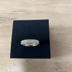 シルバー シンプルデザインリング 平打ち15.5号#23
