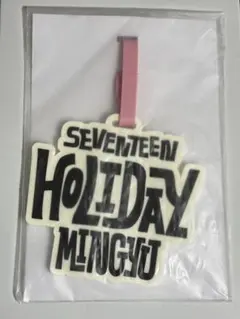 SEVENTEEN セブチ ミンギュ ラゲッジタグ　holiday