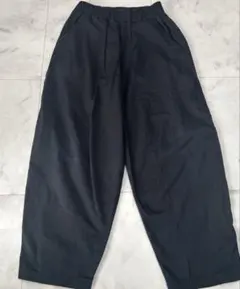 SHEIN 130 ブラック チノパンツ ワイドパンツ