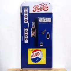 希少！　昭和レトロ　ペプシ　冷蔵庫　自動販売機　自販機　PEPSI 当時物 希少 ペプシコーラ 電話機 おしゃれ 店舗用 アメリカ 非売品