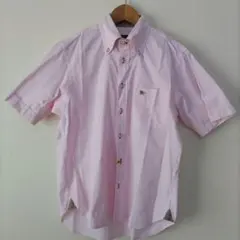 BURBERRY ブラックレーベル　半袖　ボタンダウンシャツ　ノバチェック