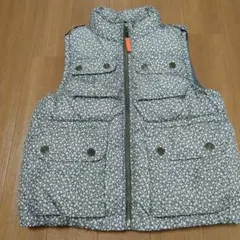 [今年の冬に備えて値下げ中]花柄ダウンベスト　ギャップギッズ130cm