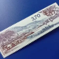 8387 外国切手 フランス 1987年 「ムーズの丘」風景凹版 1V