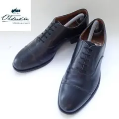 【美品】大塚製靴 黒レザー ドレスシューズ（25.5㎝〜26㎝） 専用 大塚製靴 ドレスレザースニーカー 黒 サイズ25表記 - メルカリ