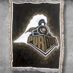 BOKA カレッジ ラグ タペストリー 古着 NCAA 大学 スポーツ 汽車