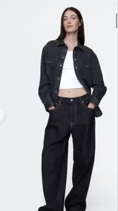 gap スーパーバギーデニム　w31 l30