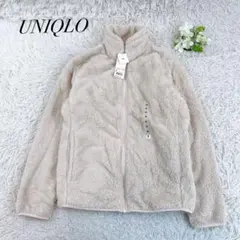 新品✨ユニクロ UNIQLO シルキー フリース ジャケット 長袖 Mサイズ
