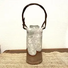 信楽焼　陶器製花瓶