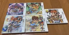 3DS イナズマイレブン 5作品 セット売り