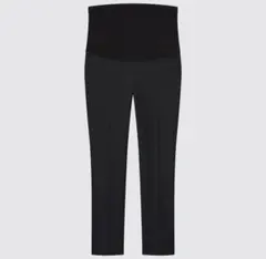【美品】UNIQLO ユニクロ　スマートアンクルマタニティパンツ ブラック L