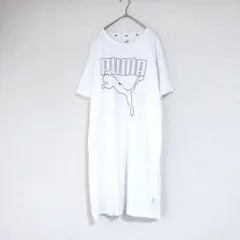【未使用】PUMA／REBEL Tシャツ ドレス／ホワイト／XL