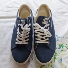 VANS ネイビー スニーカー　25cmのサムネイル