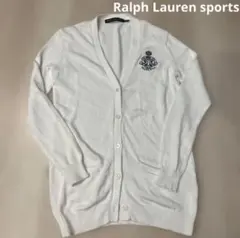 Ralph Lauren Sport M 刺繍ロングカーディガン　ラルフローレン