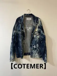 COTEMER コートメール　Gジャン　ブリーチダメージ加工　別注　限定