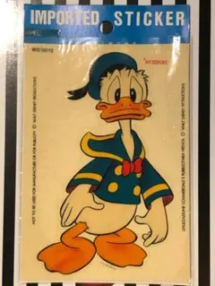 【大幅値下げ超レア】ディズニー　ドナルド　ヴィンテージ　ステッカー　スクルージ