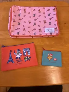 Osamu goods ポーチ3点セット OSAMU HARADA