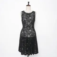 美品 Jus d'Orange レースワンピース ブラック サイズ2*MD108