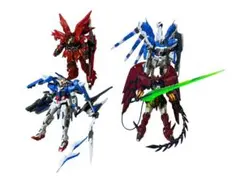 ガンプラ RG エピオン Hi-ν シナンジュ ダブルオーザンライザー 組立済のサムネイル