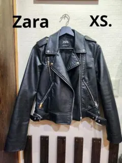 ZARA ブラック ライダースジャケットXS
