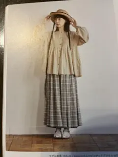 kazumiさんのチェックキュロパン