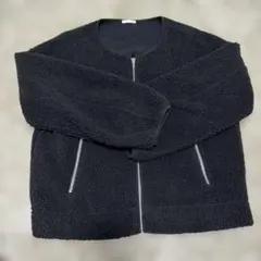 美品♡GU ボアフリースジャケット 黒　Mサイズ