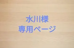 水川様専用ページ