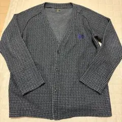 尼奧多斯 NEEDLES 槍桿格紋 灰色 開襟衫