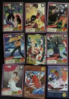カードダス　9枚　　幽遊白書DVDセット