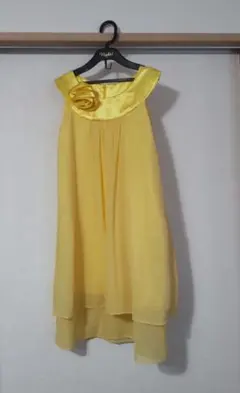 ドレス ワンピース イエロー 130cm