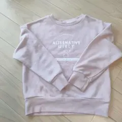 ALGY ピンク トレーナー