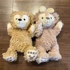 美品★ダッフィー&シェリーメイ★パペット
