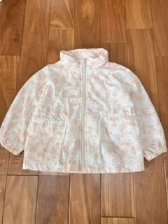 アプレレクール　ミモザ柄ウィンドブレーカー フード付きジャンバー　100cm