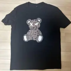 クマデザイン ブラックTシャツ
