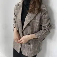 fifth チェックテーラードジャケット