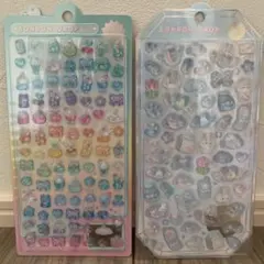 ボンボンドロップシールミニ　シャーベットみずいろ　なないろボンボン　２枚セット