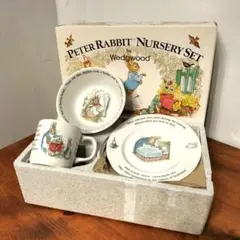 M♦未使用品　WEDGWOOD ピーターラビット 　ナーサリー　 3点セットのサムネイル