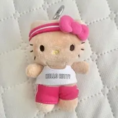 日焼けキティ　ぬいぐるみキーホルダー　韓国オリーブヤング