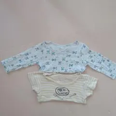 肌着2点セット（長袖・半袖）