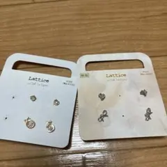 Lattice ピアス4点セット