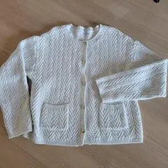 ユナイテッドアローズ　白カーディガン
