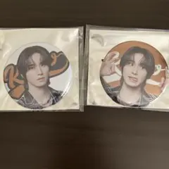 佐藤景瑚　東京ドーム　缶バッジ白メンカラセット　初期傷あり