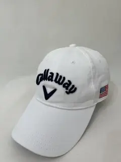 【Callaway】ホワイト キャップ スポーツ　ゴルフ
