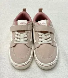 VANS ピンク スニーカー ベルクロ
