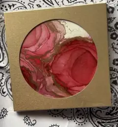 アルコールインクアート／12.5㎝×12.5㎝