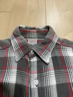 ビンテージ ネルシャツ 50s 60s マチ付き ヘビネルのサムネイル