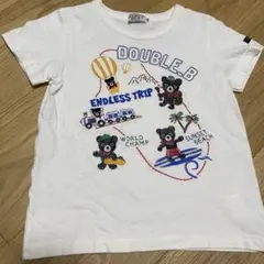 DOUBLE.B ミキハウス ボウリング柄 Tシャツ 130サイズ - メルカリ