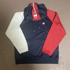 Champion バイカラー フード付きパーカー