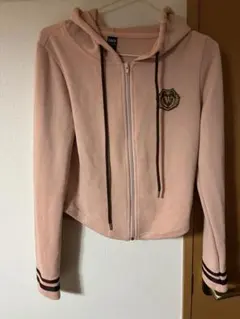 美品 Dazy ピンク系 ジップアップパーカー ＸＬサイズ